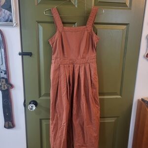 Universal Thread Burnt Orange Midi Dress